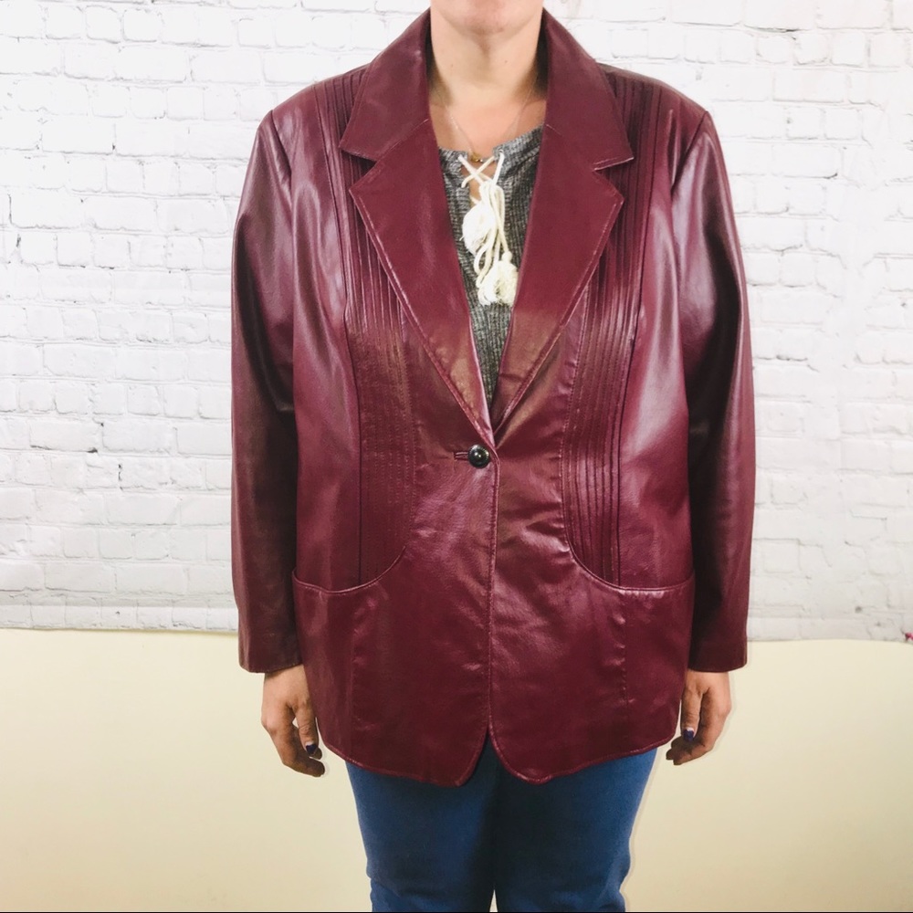 D & co leather jacket